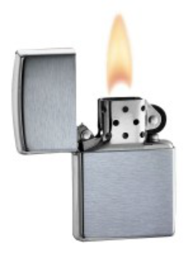 Zippo Feuerzeug chrom